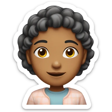 Girl have nice day  sticker