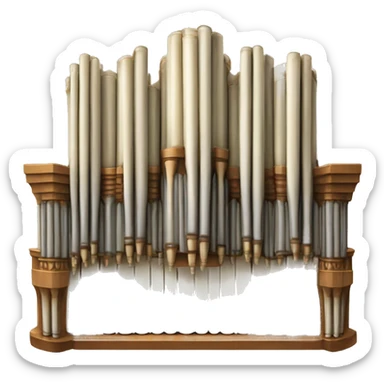 mormon tabernacle organ pipes sticker
