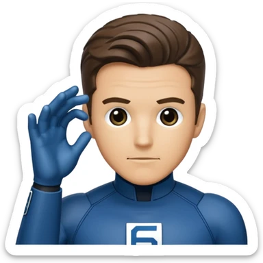 reed richards from fantastic four sticker