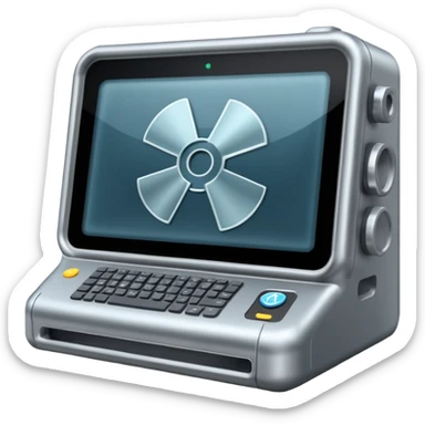 X-ray scanner sticker