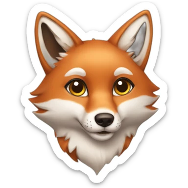 sweetie fox sticker