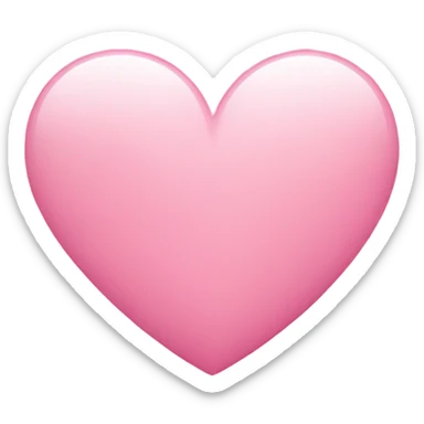Pink heart sticker