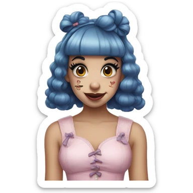 melanie martinez in portals costume sticker
