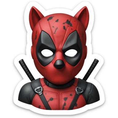 dogpool from Deadpool & Wolverine movie sticker
