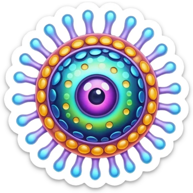 Virus sticker