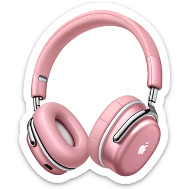 pink airpods max headphones sticker