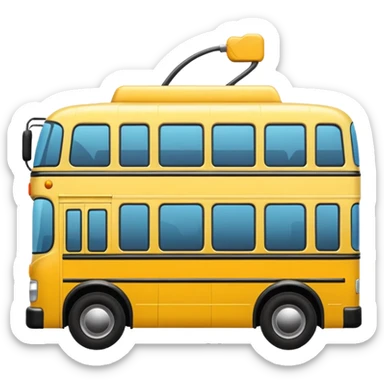 Crea un emoji de transporte público sticker