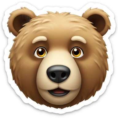 Bear sticker