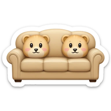 comfy couch sticker