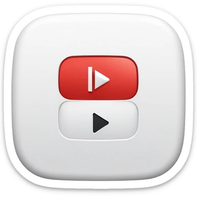 YouTube Shorts logo, black vertical rectangle with rounded corners and white play button in the center sticker