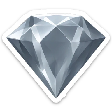 Grey diamond sticker