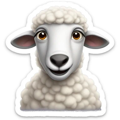 BI sheep  sticker