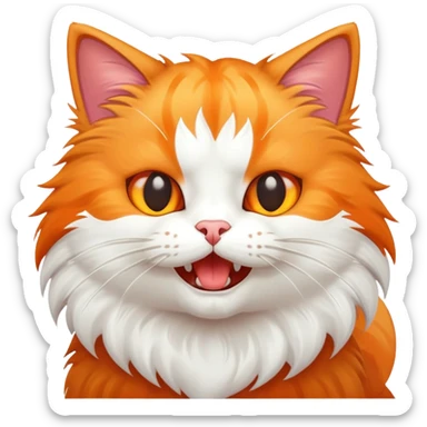 cat attack 12345 sticker