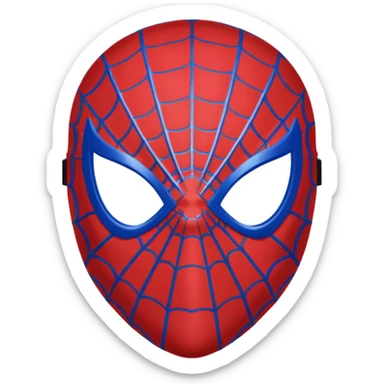 Spiderman maskemoji sticker