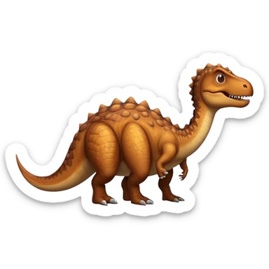 Dinosaure qui fait caca  sticker
