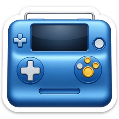 gaming machine classic blue sticker