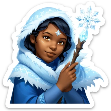 Frost Wizard sticker