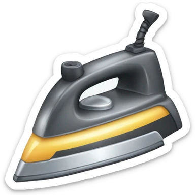 clothes iron sticker