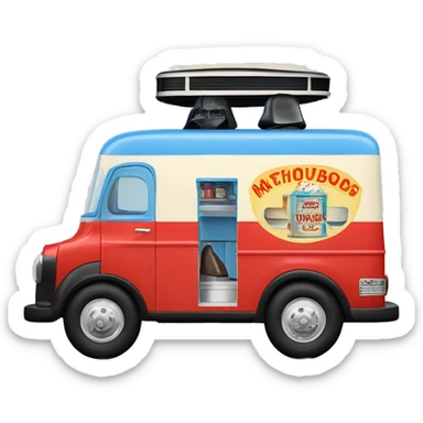 Matchbox ice cream van 1957. Darth Vader  sticker
