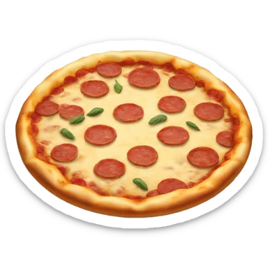 pizza plate almost running out sticker
