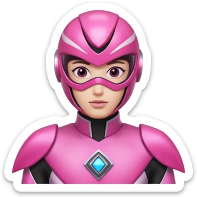 Pink Power Ranger  sticker