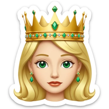 A queen called Dilo sticker