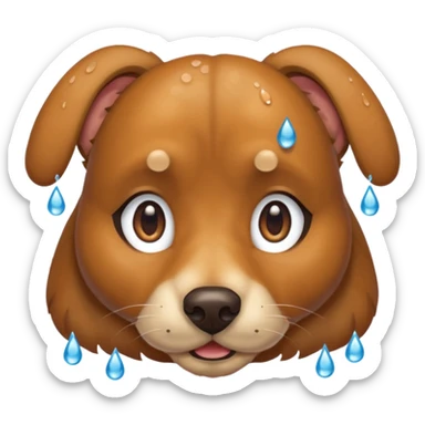 venetian dog sticker