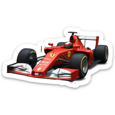 f1 ferrari car sticker