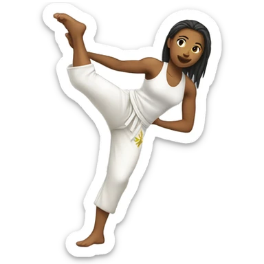 Capoeira mulher sticker