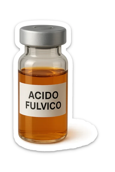 Acido fulvico fiala in italiano sticker