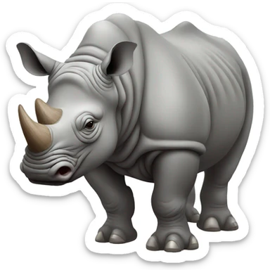 rhino sticker