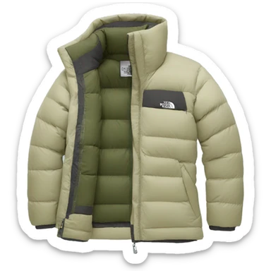 north face jacket sticker
