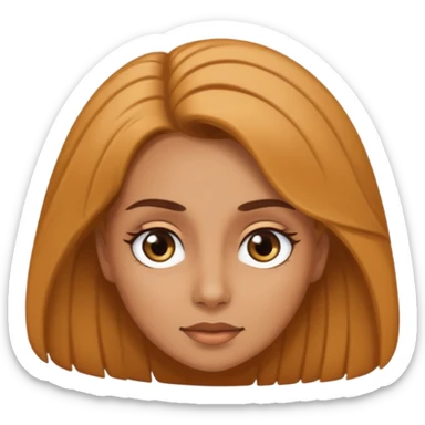 Kumral göz devirme  sticker