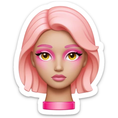 sculpture,hilighter,blush make up,   sticker