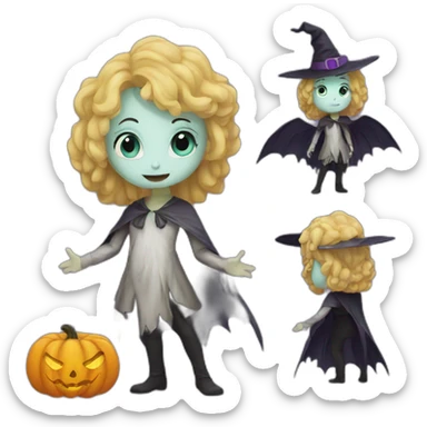 Halloween sticker