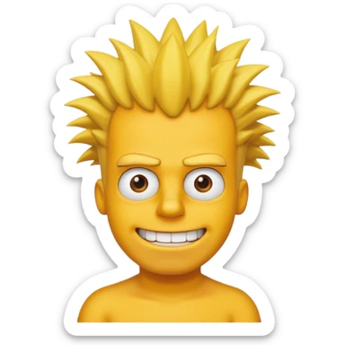 the simpsons, Different every character, only one at a time. sticker