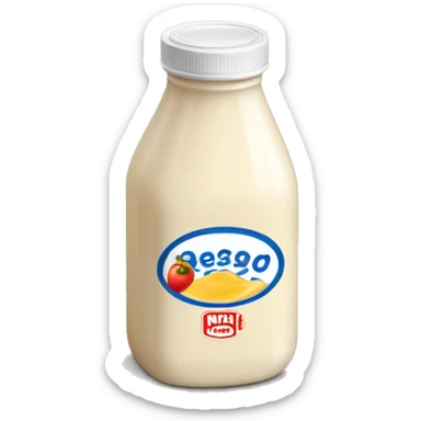 a single bottle of sweetened condensed milk sticker
