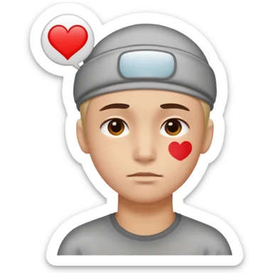 a slow thinker sticker, a person who thinks slowly  sticker