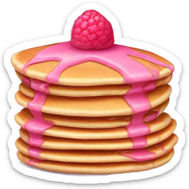 Pink pancakes  sticker