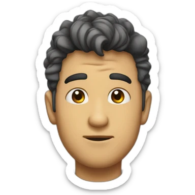 gordo caindo sticker