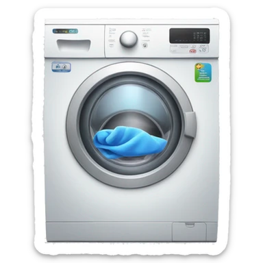 Washing machine  sticker