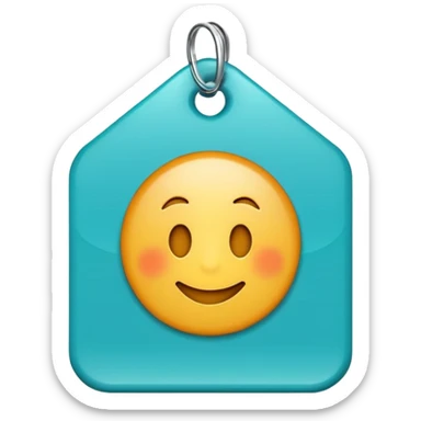price tag emoji with $9.99, turquoise color sticker