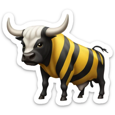 Bumblebee bull sticker