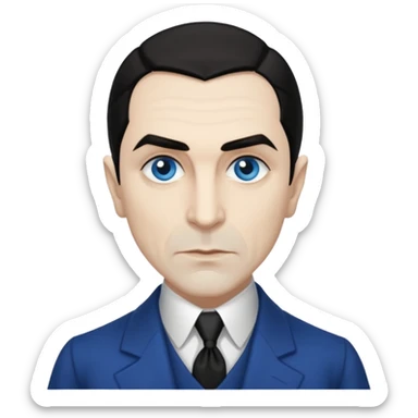 Bela Lugosi blue eyes sticker