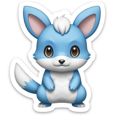 Dewott-Minccino-Oshawott-fusion sticker