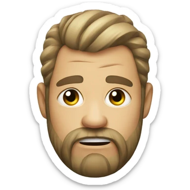 crying caring viking sticker