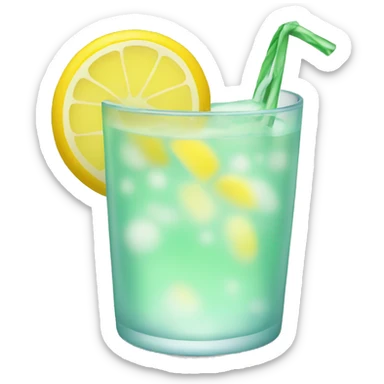 A glass of lemonade  sticker