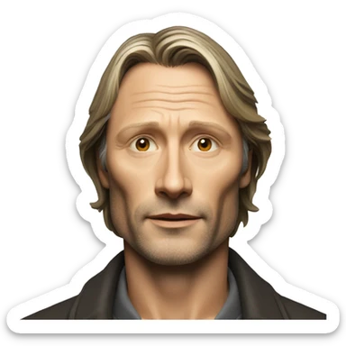 mads mikkelsen sticker