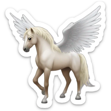 horse with wings sticker