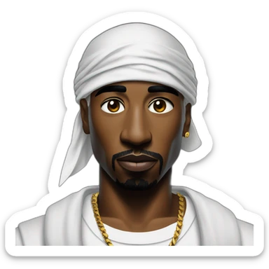 tupac sticker